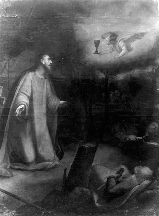Chiesa della Ss. Annunziata di Portoria, Genova - orazione di Cristo nell'orto di Getsemani